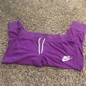 Purple Nike Joggers